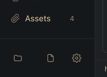 At the sidebar's minimum width the footer stands as icons instead of painting labels over each other.